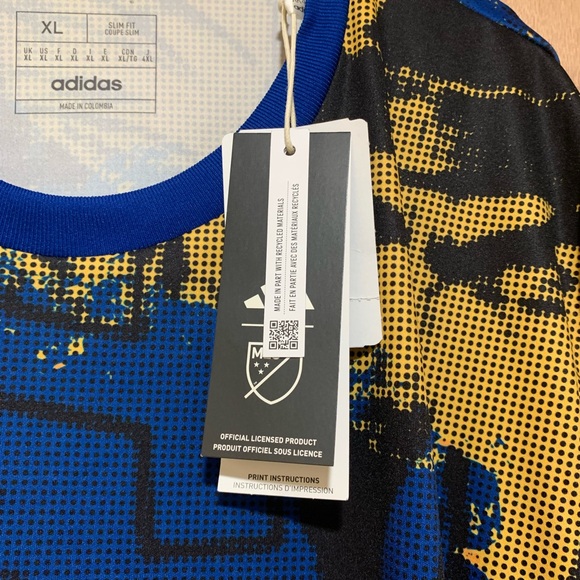 Adidas MLS Kick Childhood Cancer Avengers Marvel Limited PreMatch Jersey XL - Picture 3 of 7